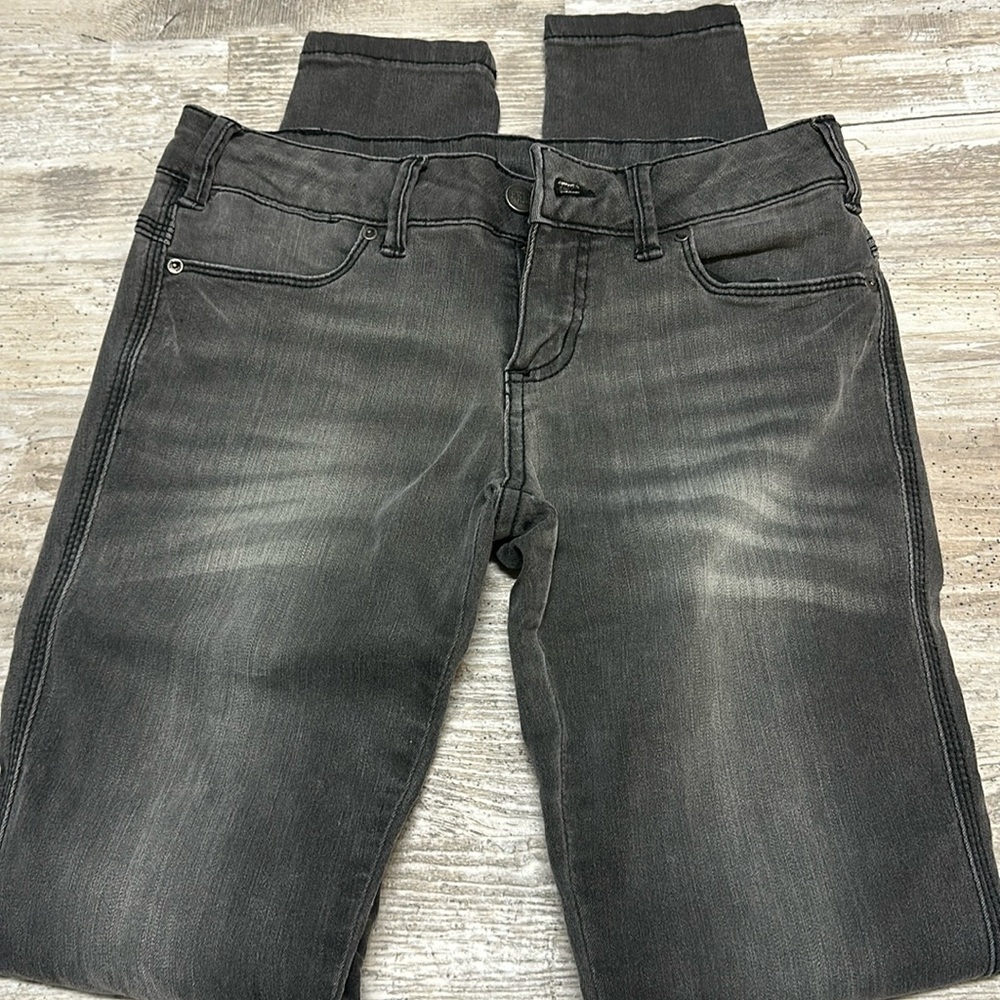 Free People grey low rise skinny jeans